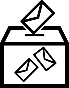 Election Envelopes And Box Sticker Svg Vector, Free Vectors File